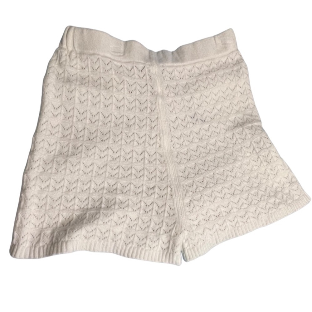 Nwt Topshop Cozy Knit Shorts Cream Women’s Size 8-10